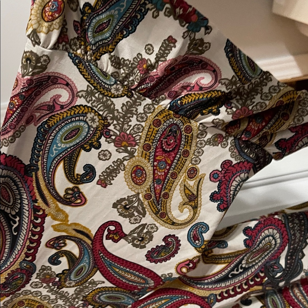 Paisley Print Women's Tunic Top - Picture 3 of 4